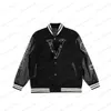 2023Designer Mens Varsity Jacket Louiseity Baseball Coat Fashion Womens Letterman Jackor Embroiderd Letter Jacket Single Breasted Tops Couples Men's Clothing