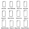 Mobiltelefonfodral Krajews Hearts Circles Coque Phone Case för iPhone 15 14 12 13 Mini 6 7 8 Plus X Xs XR 11 Pro Max SE 2020 Back Cover Funda Shelll2310/16