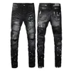 Hommes True Purple Jeans Pantalons longs Designer Mens ligne grossière super religion Jeans vêtements homme crayon décontracté bleu noir Denim pantalon