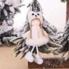 Nowy kreatywny świąteczny Plush Anioł Wisior dziecięcy Cute Doll Gift Gift Choinke Tree Pendant