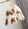 Giacche Bambine Cappotto in pelliccia sintetica Cappotti invernali caldi Giacca spessa Moda coreana Bambini Capispalla in peluche Bambino Capispalla di alta qualità