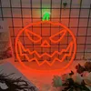 1PC Halloween Neon Znak, zasilany USB, do sypialni, pokoju, salonu, baru, dekoracji imprezowej