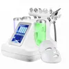 7 dans 1 Hydra Dermabrasion Diamond Peleling and Water Jet Beauty Aqua Peel Dermabrasion Skin Care Pell Machine avec masque LED