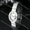 Armbandsur 2023 Mini Ladies White Gold Diamond Bezel Watch fashionabla och mångsidiga Relogios Feminino