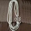 Topvekso African Pearl Order of the Eastern Star Multilayer Statement smycken Oes Pearl Necklace H220426281N