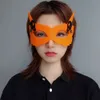 Masque de Cosplay d'halloween, 5 pièces, tête de crâne, araignée, renard, demi-visage, masque Sexy, démoniaque, homme et femme, accessoires de Cosplay, Look d'halloween