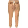 Nouveaux hommes femmes pantalons décontractés le visage géant soufflé de Nicolas Cage imprimé pantalons de survêtement longs 5XL210E