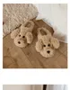 Pantofole di peluche animali stile amanti dell'inverno Scivoli per la casa per uomo Scarpe da donna Forma di cane Pantofola soffice calda e soffice Misura regalo per ragazze taglia 36-41