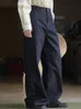Kobiety S Jeans Lanmrem High talia Vintage Ciemnoniebieskie Szerokie Pantie Prosto luźne spodnie uliczne 2023 Autumn 26d1227 231016