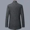 Herrdräkter boutique mode busness plus-size casual gentleman koreansk version av allt brittiskt stil bröllop elegant värd blazer