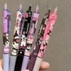 en gros de Kuromi Press Neutral Pen rose Cat Ins High Beauty Cartoon Étudiant Ballpoint Pen Black Pen