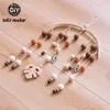 Mobiles# Let'S Make Baby Mobile Felt Balls Pom Wind Chimes Bell Toys For Kids Wool Soother Crib Hanging Rattle Nursery Decor Baby Toy 231016