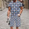 Męskie szorty T-shirt Shorts Set Short Retro Classic Tops Outs O SCICK Street Hip-Hop Fashion 2023 Luksusowa plaża