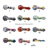 Smoking Pipes 20Pcs Sile Pipe Hand Accessories Honeybee Water Colorf Bong Food-Grade For Tobacco Drop Delivery Home Garden Household Dhljh