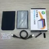 2.5 inç USB 2.0 HDD Harici Kılıf Sabit Sürücü Disk SATA Harici Depolama Muhafaza Kutusu Sabit Disk Alüminyum Perakende Kutusu