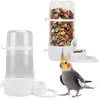 Andere vogelbenodigdheden Automatische watervoerdispenser Papegaaienkooi Waterbak Voeder Zaadcontainer Drinkfles voor parkiet
