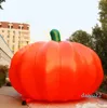 Partihandel High Giant Flatable Pumpkin med LED Light Outdoor Halloween Concert Nightclub Stage Decoration