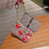 Chaveiro carteira feminina designer chaveiro moda bolsa de couro chaveiros flor colorida zíper moeda titular do cartão de crédito