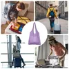 Borse contenitore Lady Knitting Wool Tote Bag Donna Crochet Fashion Open Shopper Top Handle 2023 Borsa femminile quotidiana Vacanza quotidiana