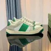 Designer Screener Canvas GGS''gg 1977 Black Suede Mini White Red Stripes Suede Butter Leather Green Distessed Dirty Män Kvinnor Casual Shoes Sneaker 10my#