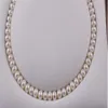 necklace Natural Freshwater Pearl Necklace 42cm Genuine Pearl Choker Classic Knotted Pearl Necklace Mother Wife Gift3103