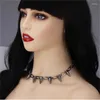 Choker Korean Fashion Punk Gothic Harajuku Handmade Womens Necklace For Spike Rivet Female Chain Necklaces Exaggeration Gift Wholesale