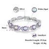 Chain Cinily White Fire Opal Armband For Women Wedding Silverplated Girls Fashion Jewelys Luxury Gems Armband OS69192 231016