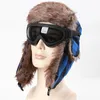 BERETS 2023 WINTER TRAPPER HAT TROOPER EAR FLAPS MEN WINDPROOF PLAID女性屋外肥厚保護ロシアの暖かいスキー