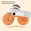 Sit Up Benches Equipment Exercise Non-slip Abdominal For Support Automatic Elbow Men Women Wheel Rebound Roller With Wheel Core Abdominal 231012