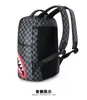 Backpack bags Style Backpack Travel handBag Fashion Lattice Backpack Student Schoolbag Large Capacity Shark Bag Street Man 231016