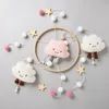 Teethers Toys Baby Cloud Rattles Crib Mobiles Toys 0-12 Months Bell Musical Box born Bed Bell Toddler Rattles Carousel For Musical Toy Gift 231016