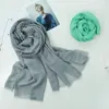 designer scarf for women Winter Hijabs Tassels Long Lady Shawls Cashmere Like Pashmina Bandana Scarves Wraps Echarpe