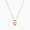 Slovehoony 925 Sterling Silber 14K vergoldet, nicht anlaufend, verstellbare Herz-Vorhängeschloss-Halskette