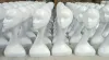 Brilho branco feminino manequins cabeça longo pescoço modelo cabeça displayer de cabelo para peruca chapéu cachecol sem maquiagem zz