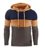 Herrtröjor Höst och vinter Slim Hooded Sweatshirts Mens Coats Male Casual Sportswear Streetwear Pullover Hip Hop Tracksuit