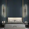 Applique murale noire 12W, éclairage d'intérieur pour salon, chevet, AC 85-265v, Morden Led pour chambre à coucher