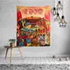 Tapestries Art Style War Of The Bayou Classic Football Sports Poster Retro Wall Hanging Tapestry By Ho Me Lili For Livingroom Decor