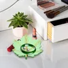 Smyckespåsar Tray Desktop Storage Plate Key Lipstick Trays Decorative Ring Holder Harts