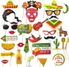 Factory Outlet Mexico cactus style theme party photography props 32 sets of facial photography props