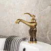 Bathroom Sink Faucets Gold Faucet Brass With Diamond Polishing Mixer Single Handle Cold And