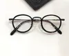 Silver Black Round Glasses Eyewear Full Rim Frame Optical Glasses Frames Mens Fashion Sunglasses Frame with Box