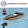 Volantexrc Rc Boat Vector Sr80 2.4ghz 45mph Brushless Water Cooled High Speed With Auto Roll Back Function Absplastic Hull 798-4