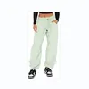 Pantaloni da uomo cinturino Hip Hop da donna 2023 sciolto multitasche elastico tinta unita tubo dritto abbigliamento da lavoro Casual