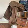 Pantaloni da uomo autunno casual versione coreana tuta in velluto a coste tinta unita strada tendenza a gamba larga abbigliamento da uomo tutto-fiammifero