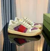 Designer Screener Canvas GGS''gg 1977 Black Suede Mini White Red Stripes Suede Butter Leather Green Distessed Dirty Män Kvinnor Casual Shoes Sneaker 10my#