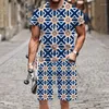 Męskie szorty T-shirt Shorts Set Short Retro Classic Tops Outs O SCICK Street Hip-Hop Fashion 2023 Luksusowa plaża