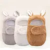 Blankets Swaddling plush and cute rabbit ears baby ear muffs sleeping bags cribs 231013