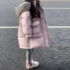 Doudoune hiver filles Plus velours épaissir chaud enfants veste à capuche coupe-vent tenue adolescente vêtements d'extérieur pour enfants 4 5 8 ans bébé 231016