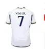 Vini Jr Jerseys 24 25 Bellingham Soccer Real Madrids Benzema Finale 14 voetbalshirtspeler Versie Modric Rodrygo Camiseta Kids Kit 2024 2025 Uniformen