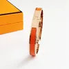 Armbanden Bangle designer sieraden armband Hoge kwaliteit roestvrij staal man heren 18 kleur gouden gesp 17 19 maat voor mannen en vrouw289B